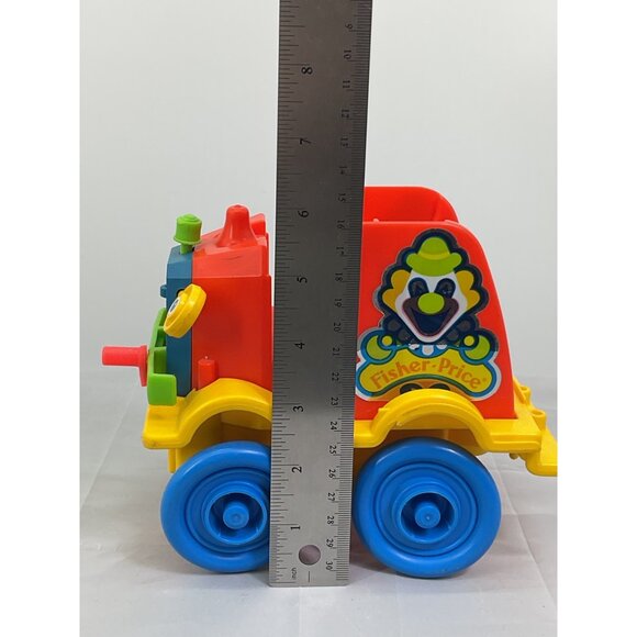 Vintage Fisher Price Little People Crazy Clown Fire Brigade Car #657 - Picture 4 of 6